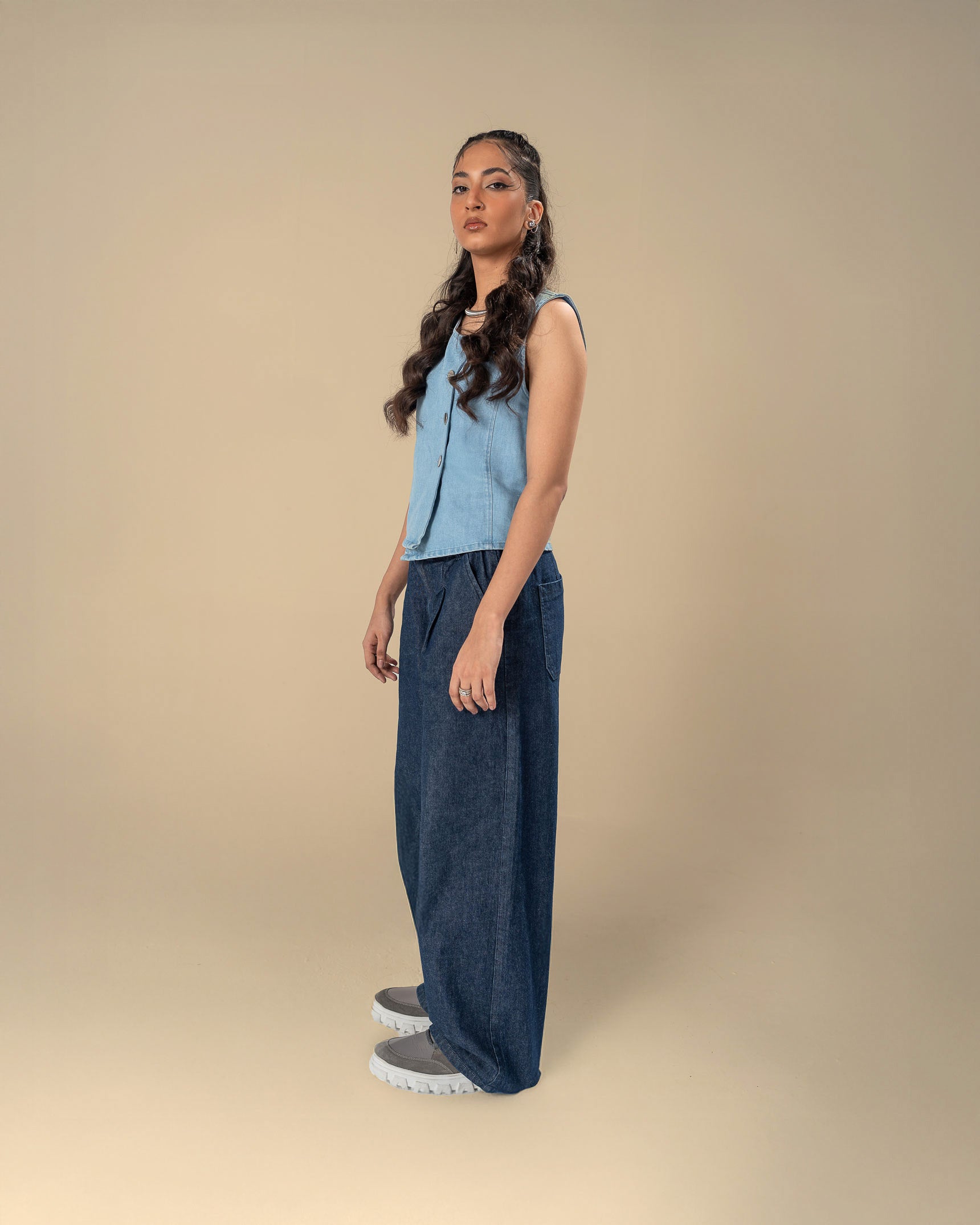 DENIM WAISTCOAT