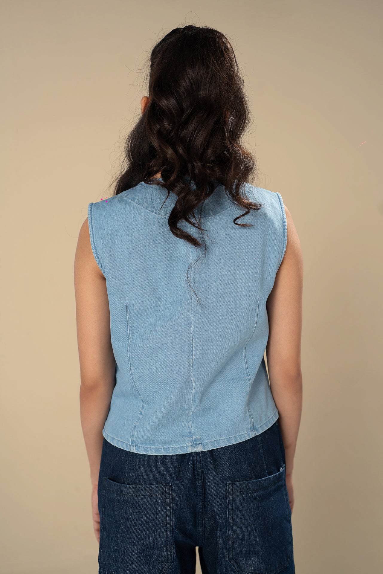 DENIM WAISTCOAT