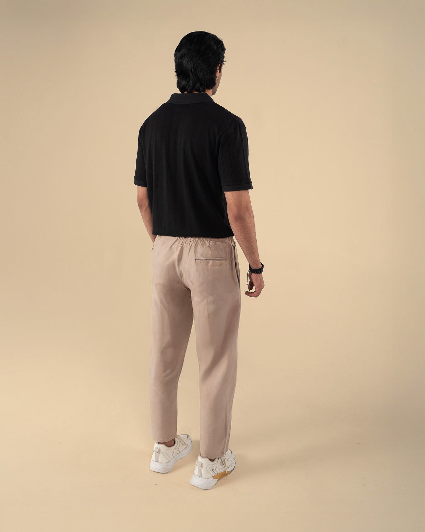 KNIT POLO SHIRT WITH ZIP