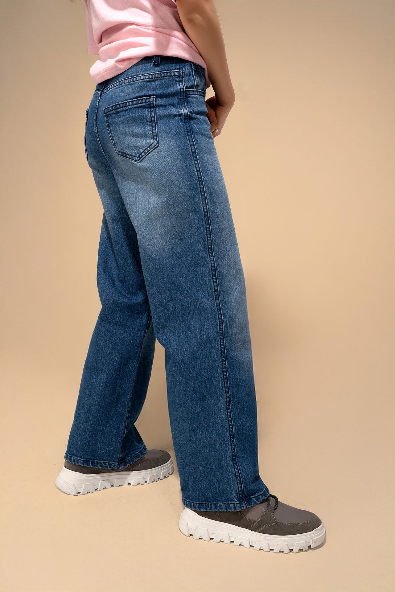 HIGHT WAIST- STRAIGHT-FULL LENGTH